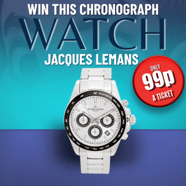 Win This Silver Tone Chronograph Jacques Lemans Watch