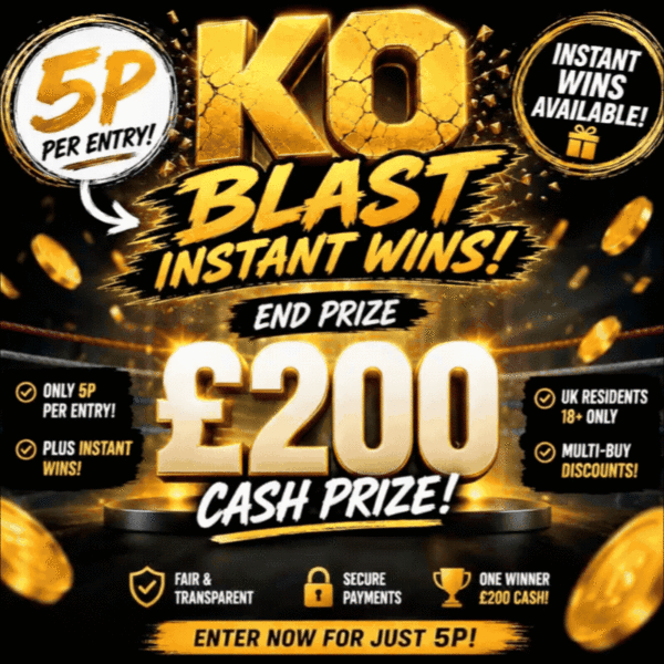 KO Blast 5p Instant Wins